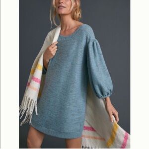 Anthropologie Saturday Sunday blue gray dress